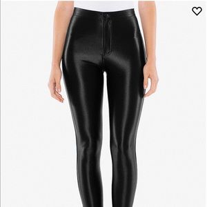 Black disco pants